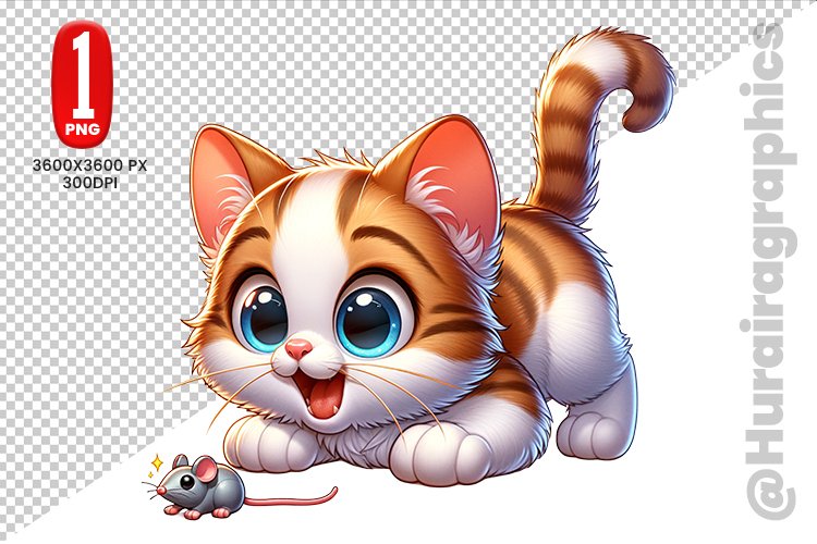 Cute Cat Clipart Image 19