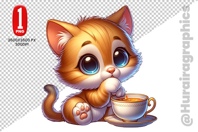 Cute Cat Clipart Image 2