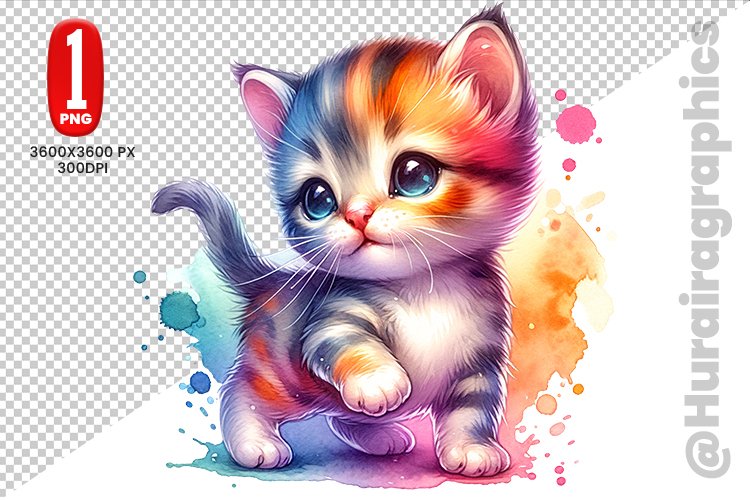 Cute Cat Clipart Image 11