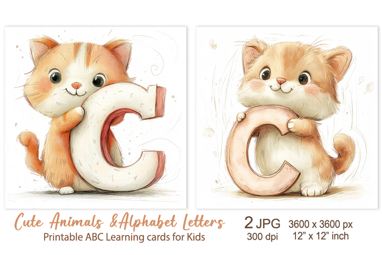 Cat Alphabet Image 17