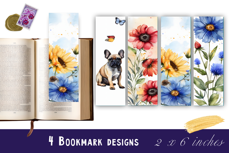Funny dog Bookmark Printable Sublimation PNG| Bookmark