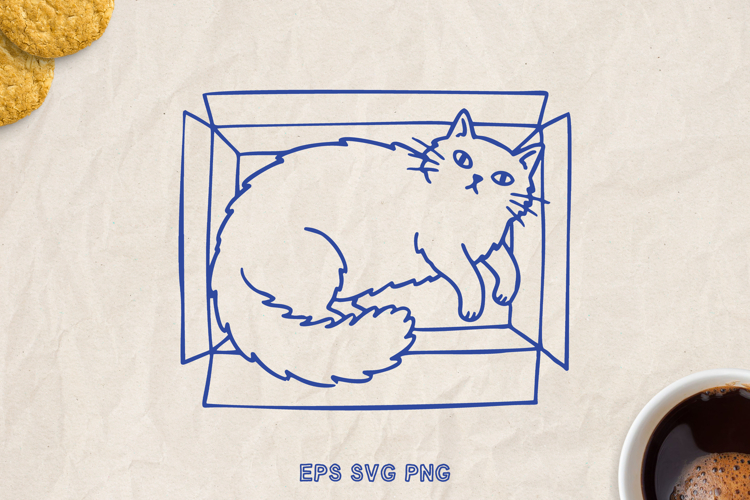 Funny Cat SVG PNG, Sarcastic Quote, Hand Drawn Cat Clipart.