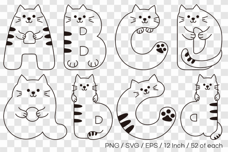 Cat Alphabet Image 18