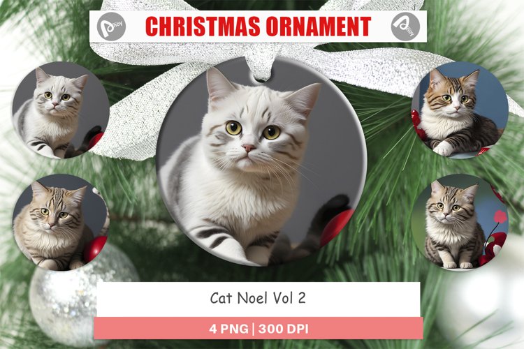 Cat Noel Christmas Ornaments