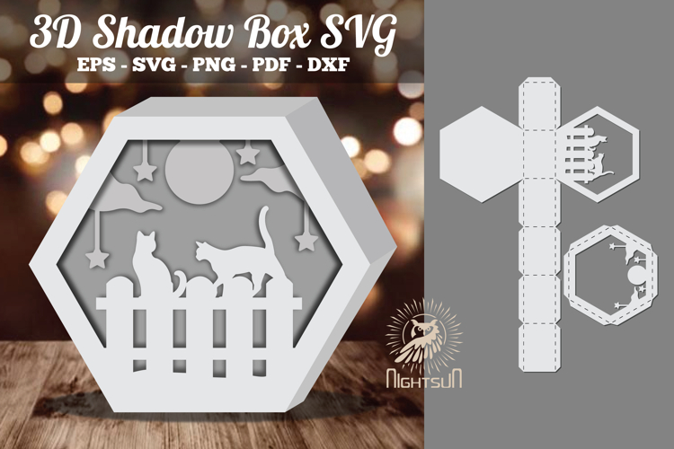 3d Shadow Box Svg Image 18
