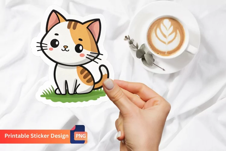 Cat Sticker, Cat Decal, Animal Lover Sticker, Cat Lover Gift