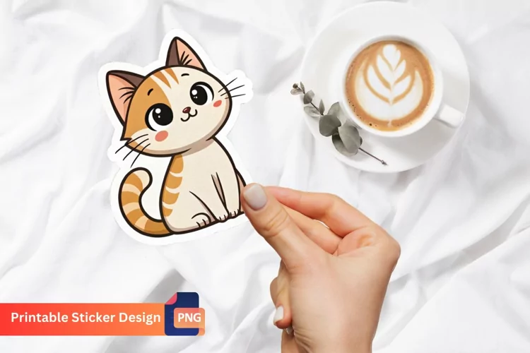 Cat Sticker, Cat Decal, Animal Lover Sticker, Cat Lover Gift