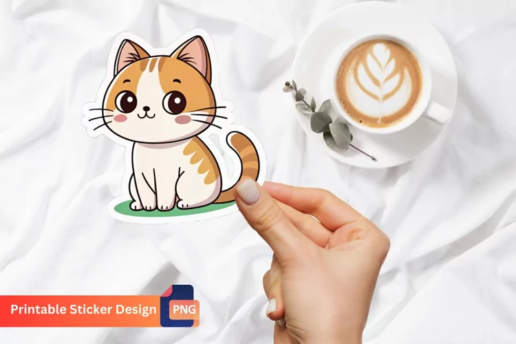 Cat Sticker, Cat Decal, Animal Lover Sticker, Cat Lover Gift