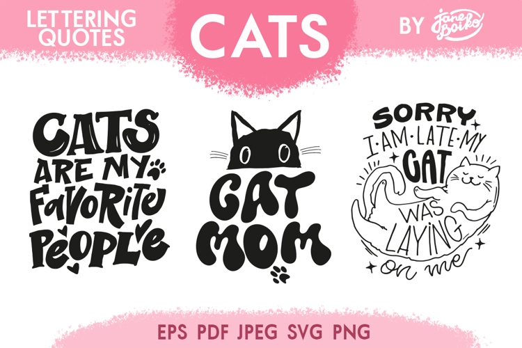 Cats Lettering Quotes