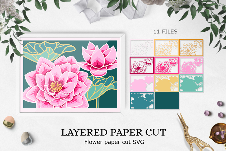 Paper Flowers Svg Image 5