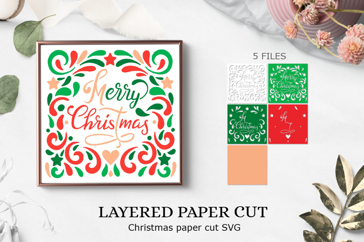 Cricut christmas paper crafts / christmas tree papercut