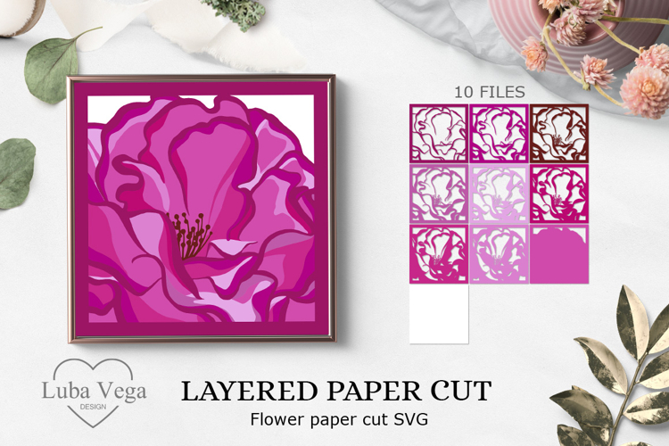 Layered Flower Svg Image 11