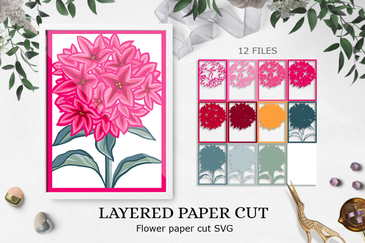 Paper Flowers Svg Image 17