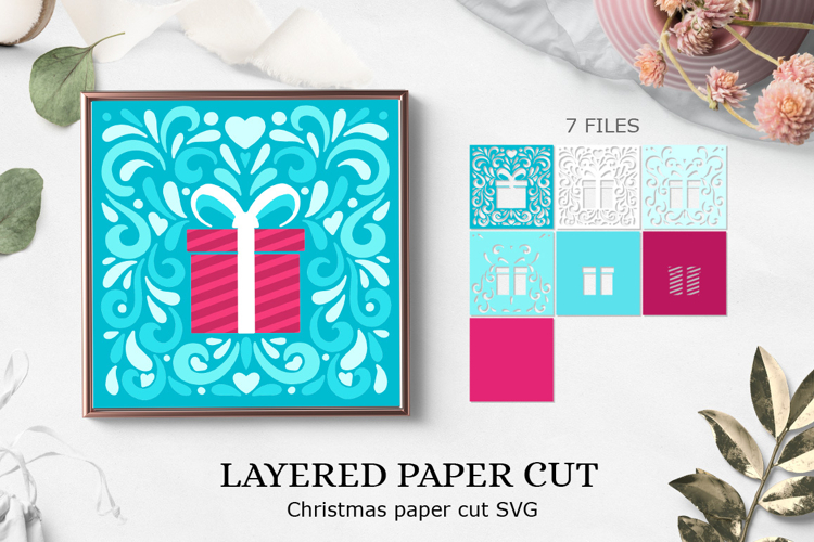 Cricut christmas paper crafts / christmas tree papercut