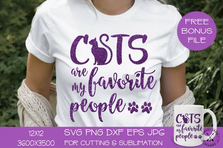 Cats are My Favorite People |Funny SVG Quote
