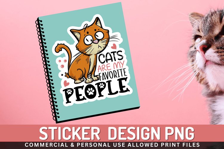 Cats Are My Stickers PNG