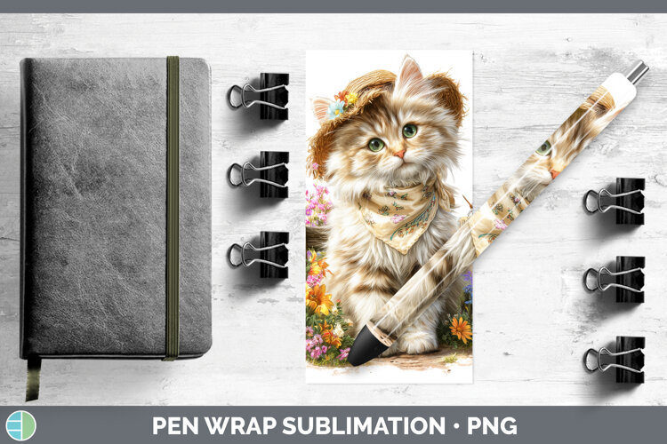 GorgeousCats Bandana Summer Pen Wrap design.
