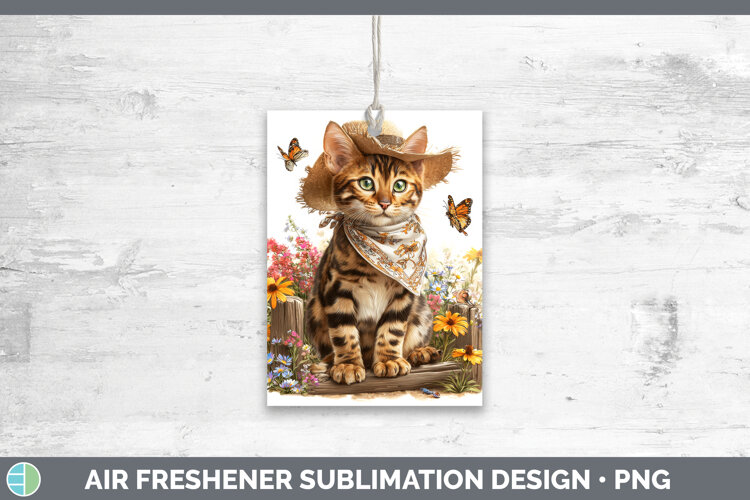 GorgeousCats Bandana Summer Air Freshener design.