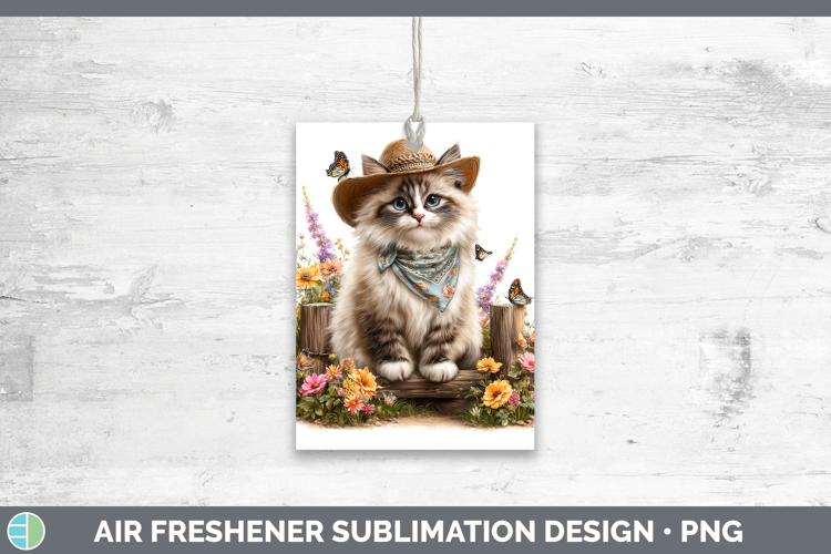 Birman Air Freshener Cats Bandana Summer Sublimation Car Fre