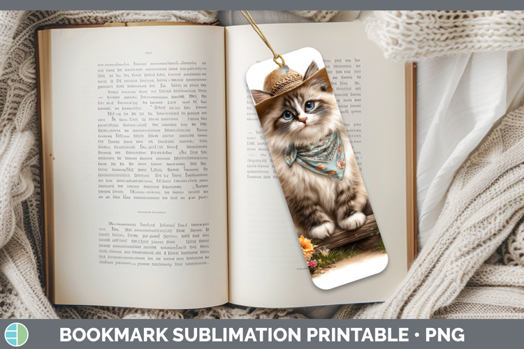 Birman Bookmark Cats Bandana Summer Sublimation Printable De
