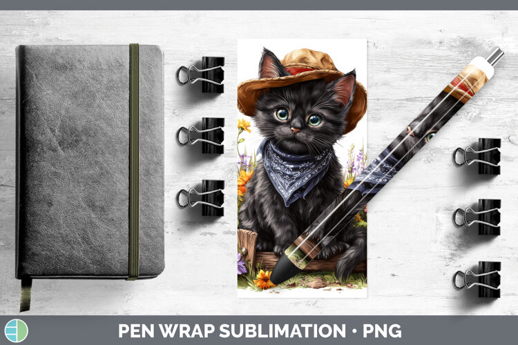 GorgeousCats Bandana Summer Pen Wrap design.