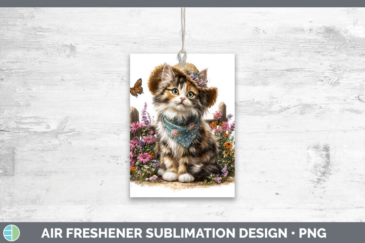 GorgeousCats Bandana Summer Air Freshener design.