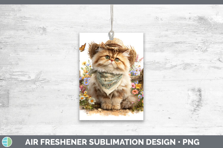 GorgeousCats Bandana Summer Air Freshener design.