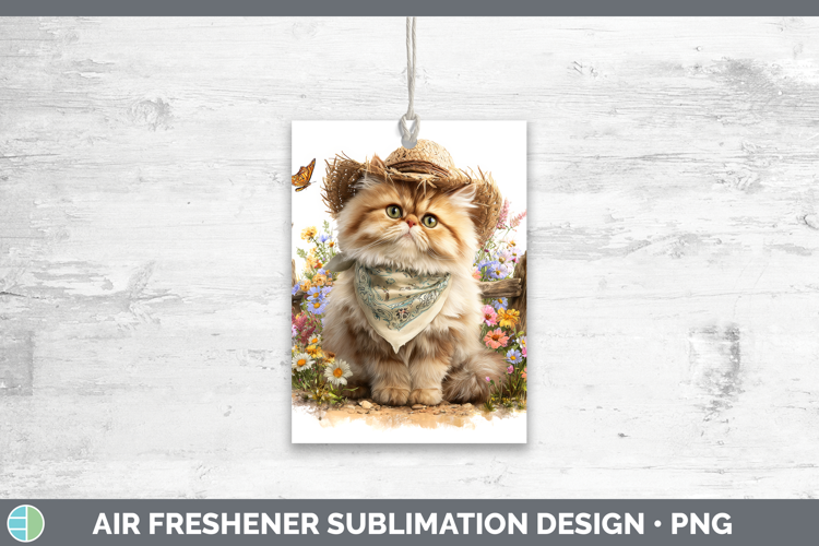 Persian Air Freshener Cats Bandana Summer Sublimation Car Fr