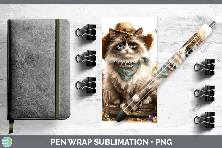 GorgeousCats Bandana Summer Pen Wrap design.