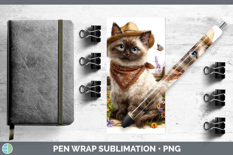 GorgeousCats Bandana Summer Pen Wrap design.