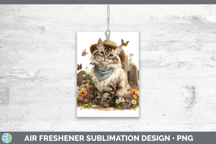 GorgeousCats Bandana Summer Air Freshener design.