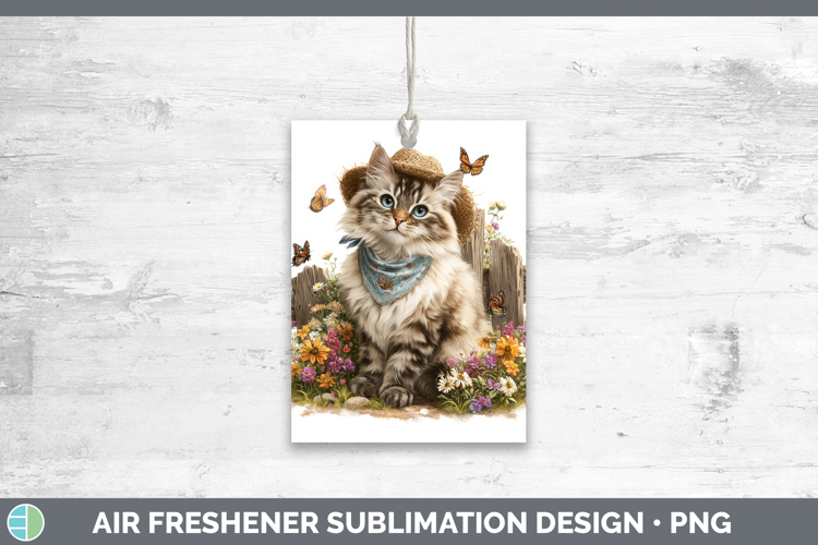 Siberian Air Freshener Cats Bandana Summer Sublimation Car F