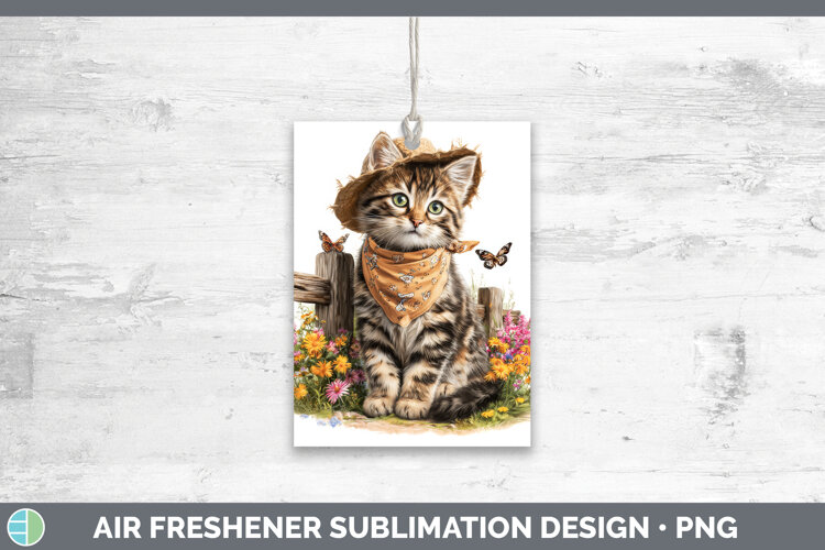 GorgeousCats Bandana Summer Air Freshener design.