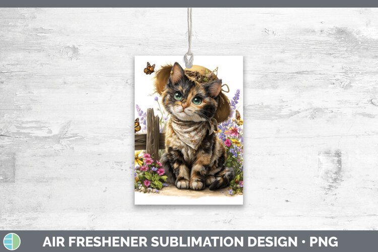 GorgeousCats Bandana Summer Air Freshener design.