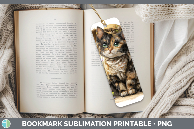 Tortoiseshell Bookmark Cats Bandana Summer Sublimation Print