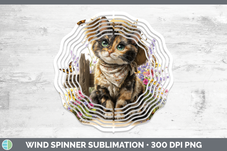 Tortoiseshell Wind Spinner Cats Bandana Summer Sublimation S