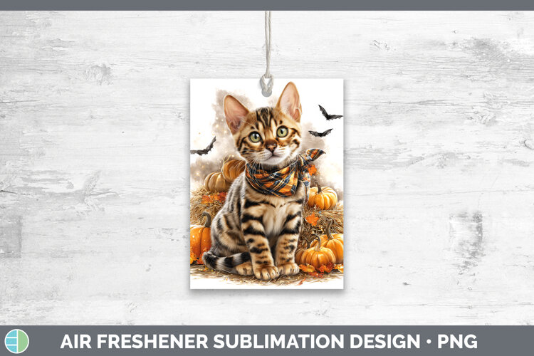 GorgeousCats Boho Autumn Air Freshener design.