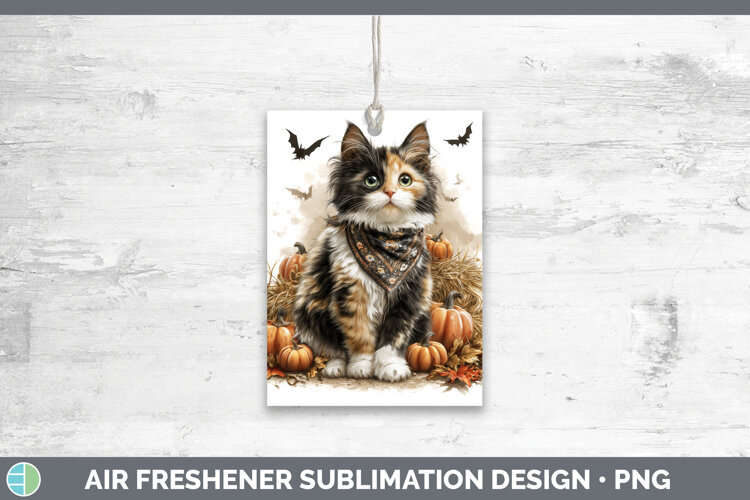 GorgeousCats Boho Autumn Air Freshener design.