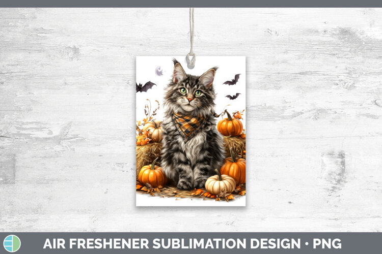 GorgeousCats Boho Autumn Air Freshener design.