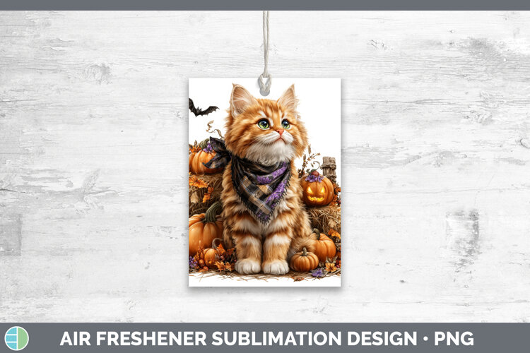 GorgeousCats Boho Autumn Air Freshener design.