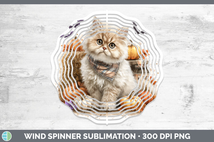 GorgeousCats Boho Autumn Wind Spinner design.