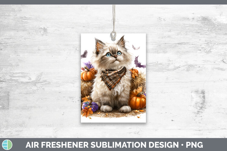 GorgeousCats Boho Autumn Air Freshener design.
