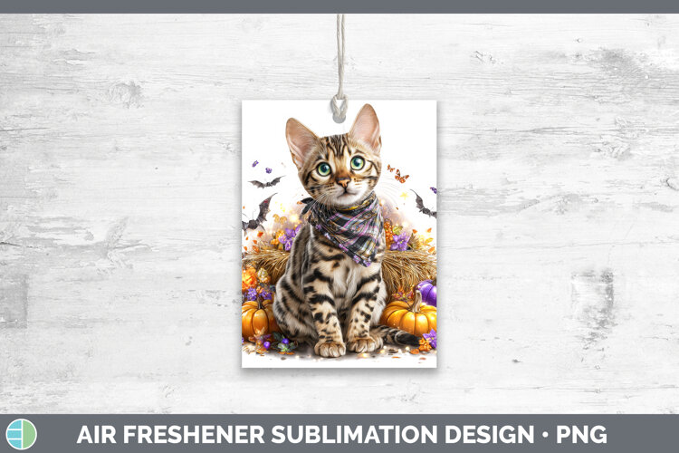GorgeousCats Boho Autumn Air Freshener design.