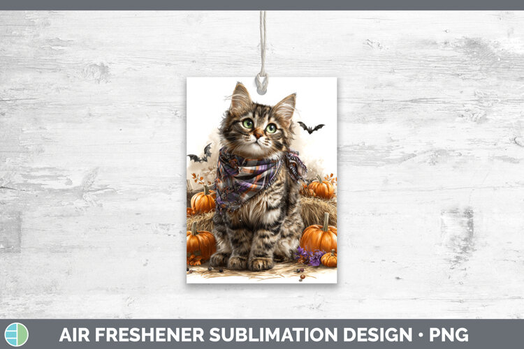 GorgeousCats Boho Autumn Air Freshener design.