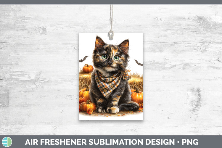 GorgeousCats Boho Autumn Air Freshener design.