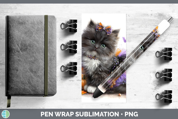 GorgeousCats Halloween Pen Wrap design.