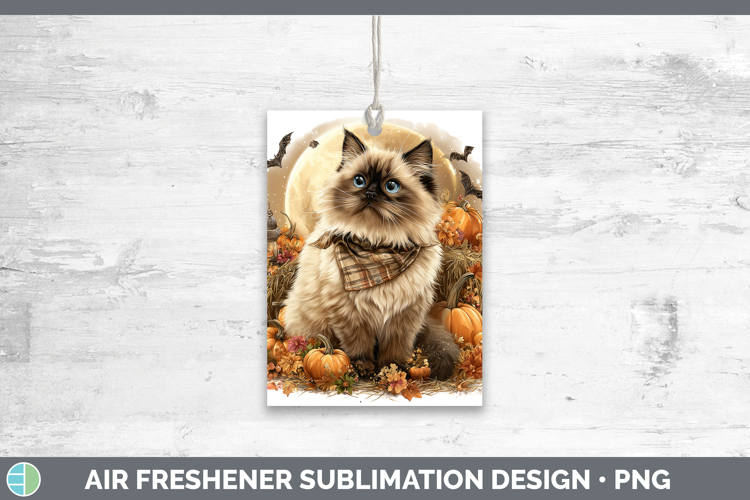 Himalayan Cat Air Freshener Cats Halloween Bandana Sublimati