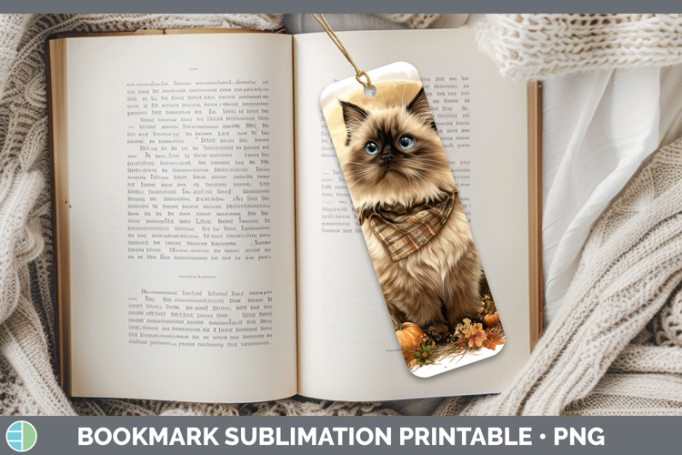 Himalayan Cat Bookmark Cats Halloween Bandana Sublimation Pr