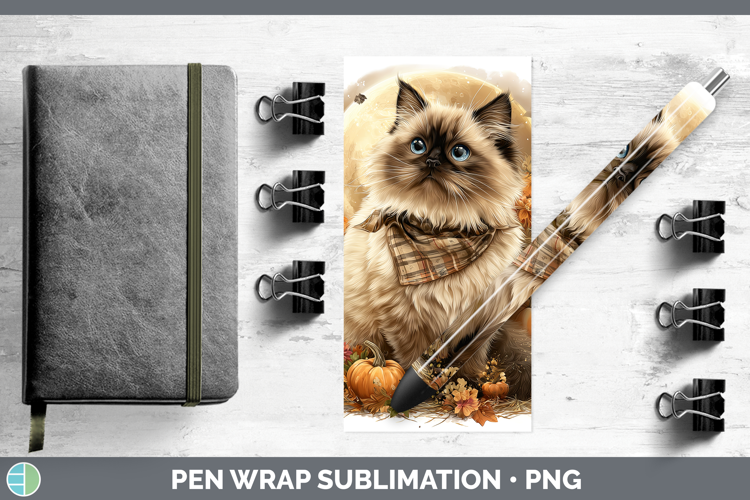 Himalayan Cat Pen Wrap Cats Halloween Bandana Sublimation Pe