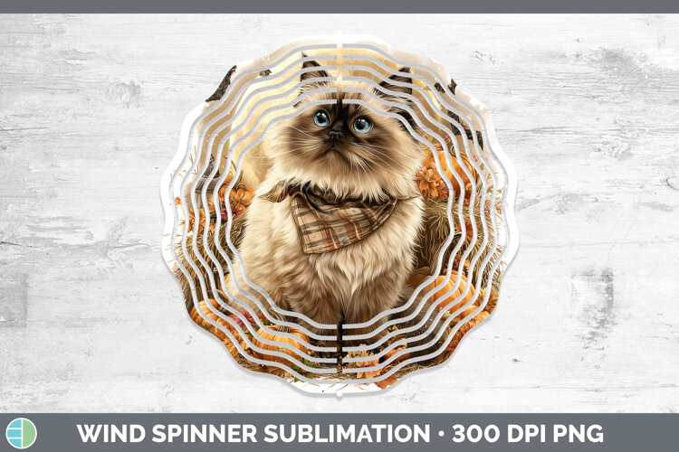 GorgeousCats Halloween Bandana Wind Spinner design.